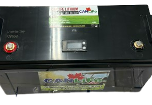 CanLiFe 72 Volt 56 AH Version 3.0 Lithium Ion Golf Cart Battery With LCD & Bluetooth