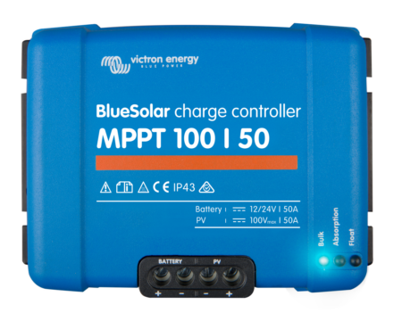 Victron Blue Solar MPPT 100/50 - 100 Volt 50 AMP Charge Controller -NO BLUETOOTH (SCC020050200)