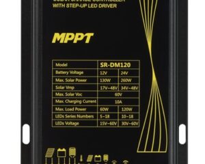 SRNE Street Light Charge Controller DM120 Waterproof MPPT Controller - SR-DM120 12/24 Volt 120 Watt