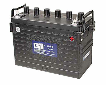 GILL G88 12 VOLT FLOODED AIRCRAFT BATTERY - NEW DRYCHARGED - CLEARANCE SALE