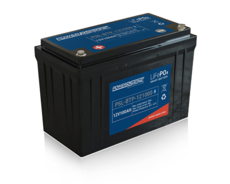 Powersonic 12 Volt 100 Amp Hour LiFeP04 Lithium Battery With Bluetooth Monitoring