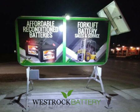 MaxPower Premium Solar LED Sign Lighting System