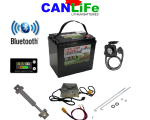 CanLiFe 48V Lithium Golf Cart Battery 60 AH Kit - (45-50KM Range)