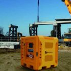 ROYPOW PowerGo mobile lithium generator used for temporary power on a project site